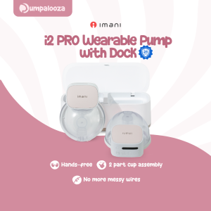 IMANI i2 PRO Double Wearable Breast Pump with Dock