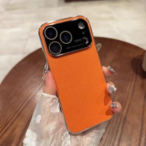 ซองศัพท์สีเขียวขี้ม้าเรียบหรูสำหรับ iPhone 17 16 15 14 13 Pro Max Air 17ProMax ปกหนัง TPU สำหรับ Apple