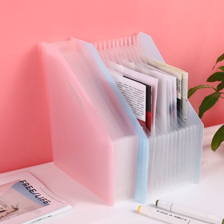 PIUJ Vertical Desk Bookends File Expanding Folder File Organizer Test