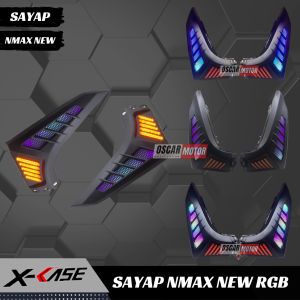 Lampu Sen Nmax New RGB Magnet Mode Sayap Winglet Nmax New Sein PNP Running