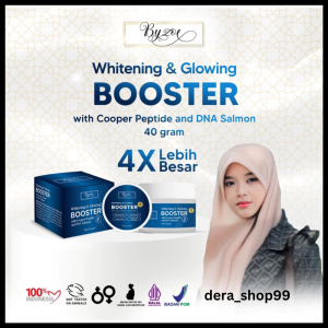 Byzoe Whitening and Glowing Booster with Cooper Peptide and DNA Salmon (BiruBooster40gr)