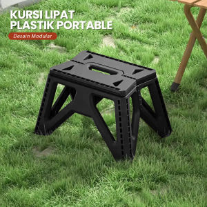 Bisa COD Kursi Mini Lipat Portable Praktis Kursi Anak anak Plastik Tebal Unik Murah / Kursi Lipat Outdoor praktis (A1101)