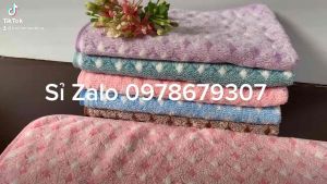 Khăn Mặt Lông Cừu Khăn Hàng Xuất Mềm Mịn Thấm Hút Tốt . Kích thước 30x50