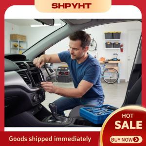 SHPYHT✨ Universal 2Din Car Stereo Panel Frame GPS Fascia Bezel for Double Din Radio Easy Fit Dashboard Mounting Kit