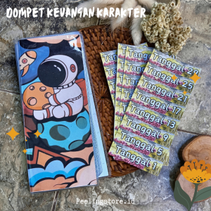 DOMPET KEUANGAN KARAKTER BY PEELINGSTORE.ID DOMPET PINTAR DOMPET MENGELOLA KEUANGAN
