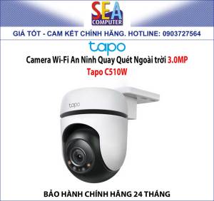 Camera Wi-Fi An Ninh Quay Quét Ngoài trời 3.0MP - Tapo C510W