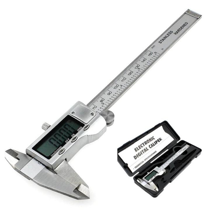 Metal 150Mm 6Inch Hardened Stainless Steel Electronic Digital Vernier
