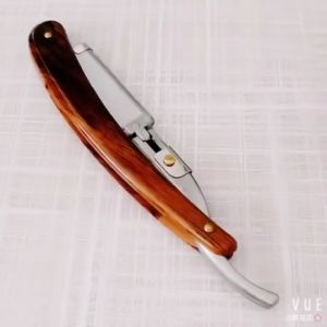 Vint Manu Straight Edge Razor Stl Folding Shaver Salon Pro Barber Tool For Men