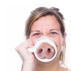 ขายตรง ถ้วยหมูจมูกหมู ถ้วยสุนัขถ้วยเซรามิกถ้วยกาแฟแก้วสุนัขถ้วยน้ำสัตว์ตลก