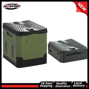 【HOSPORT】 Portable Outdoor Folding Toilet for Camping and Hiking Trips - Compact Car Toilet Bucket for Beach and Travel Use - Easy to Clean and Carry