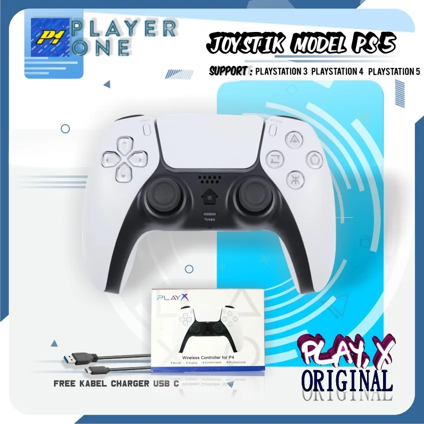 Stick Stik PS4 DualShock Bentuk PS5 Untuk PS4 Support |Stick PS4 |Stik PS3  |PC |HP