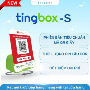 TINGBOX- Loa đọc báo kết quả nhận tiền chuyển khoản quét mã QR của khách hàng