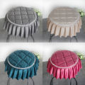 Chair, bench, stool pad, round stool cover, fabric cushion, dressing and makeup seat cover, household European-style small iron board. 