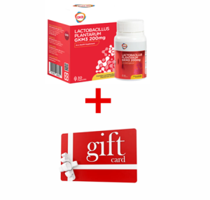 🔥 Ready stock🔥GKB Lactobacillus Plantarum GKM3 200MG Probiotic EXP:11/2026