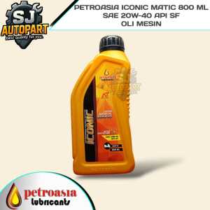Petroasia Iconic Matic SAE 20W-40 SF 800 ml 0.8 L Oli Mesin Motor