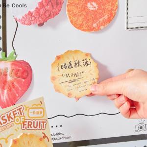 💟【Special price】💟Be Cools 30 Pcs Cute Creative Food Material Sticky Notes Simulate Vegetable Fruits Mini Notes Message Notepad Diy Elf-Stick Memo Pads For School Home