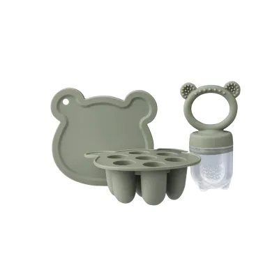 *SG SELLER* Baby Food Feeder Pacifier Set With Ice Tray Mold|Fruit Milk Popsicle|Teethers