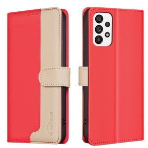 เคส A73ป้องกัน A53สำหรับ Samsung Galaxy ช่องเสียบบัตร A33 A23 A13 A02S 5G เคส Samsung 4G A13กระเป๋าสตางค์หนังแม่เหล็กเคสเคสแบบพับปิดได้ป้องกัน