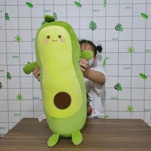 GỐI ÔM DÀI HÌNH TRÁI BƠ SIZE LỚN 1 MET CAO CẤP VẢI MINISO SIÊU MỊN