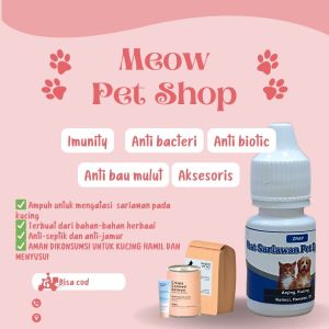 0bat sariawan kucing  dan bau mulut ampuh 10 ml