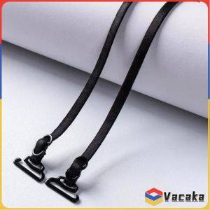 Vacaka 1Pair Women Thin Bra Straps 0.5cm Invisible Non-slip Underwear Shoulders Bra Straps For Women