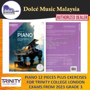 Trinity - Piano 12 Pieces Plus Exercises for Trinity College London Exams from 2023 - Grade 3