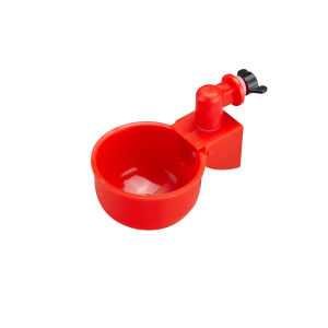 [HATELI] Sykria Chicken Water Cups Automatic Chicken Waterer Kit for Poultry Thread Filling Waterer Poultry Drinking Bowl for Chicken Ducks Birds Turkeys etc (6 Pack)