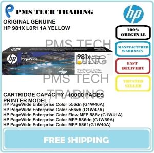 ORIGINAL HP INKJET 981X L0R12A L0R09A L0R10A L0R11A 556DN 556XH 586Z 586DN 586F