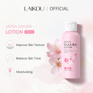 LAIKOU Japan Sakura Face Lotion Moisturizing Brightening Skin Reduce Wrinkles Fine lines Skin Care 100ml