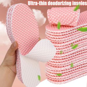 2/6Pcs Deodorizing Insole Women Summer Breathable Anti-slip Running Sports Shock Absorption Shoe Sole Comfortable Insert Cushion