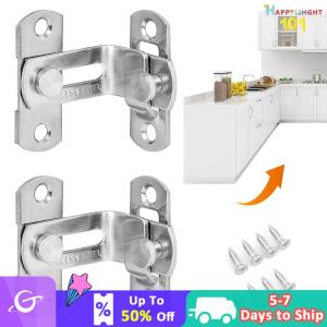 【New Arrival】 16 Pieces Door Latches Anti-Theft Locking Bolts for Barn Doors Window Cabinets Home Security Accessories