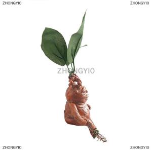 [COD] ZHONGYI0 Mandrake หญ้าเรซิ่นรูปปั้นภูมิทัศน์เครื่องประดับศิลปะ Figurine งานฝีมือสำหรับสวน