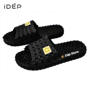 (HCM) Dép nhựa dẻo lỗ Mặt Cười đi trong nhà tắm cho Nam Nữ quai ngang siêu bền siêu rẻ chống trơn trượt - iDÉP DL122
