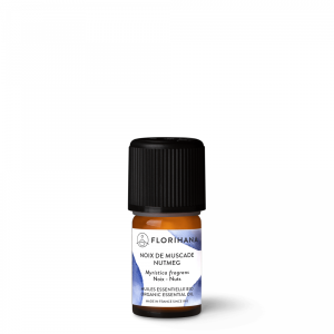 FLORIHANA Nutmeg Organic Essential Oil - Aromatherapy. Pure. Natural | Made in France