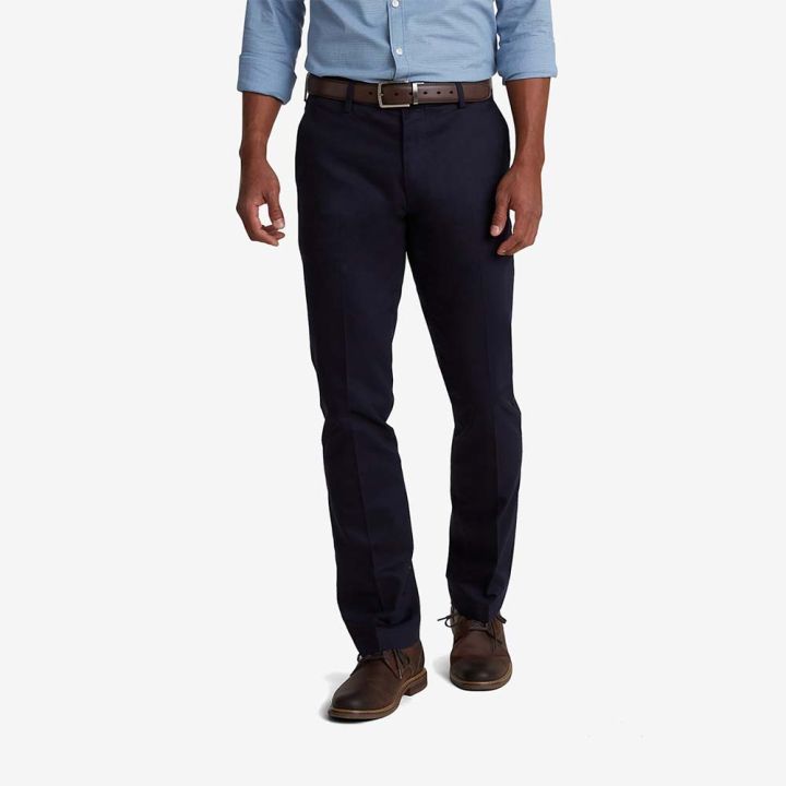 Dockers New Signature Stretch Slim Fit Khaki Pants Blue (59408