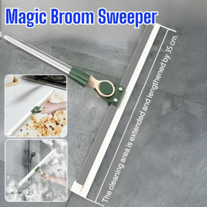 Magic Sweeper Floor Magic Silicone Broom Remove Dust and Stain 180° Degree Rotatable Floor Scraper Bathroom Wiper