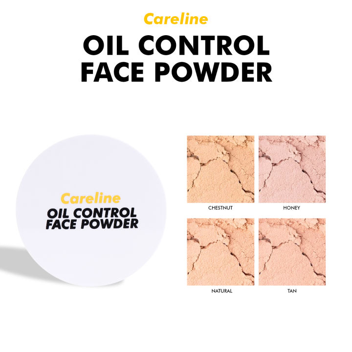 Careline Oil Control Face Powder 10g [Makeup, Natural finish, lightweight]