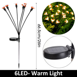 LED Honeybee Firefly Light Outdoor Waterproof Solar Lights Garden Decor Lawn Lamp Sunlight Powered Landscape Lamps