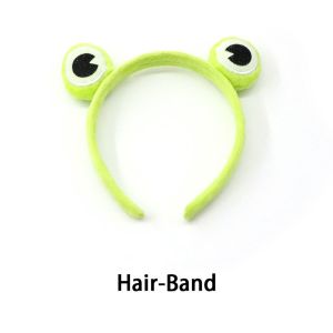 [ZOMI] Korean Cute Little Frog Headband For Women Frog Elastic Elastic Wide Brim Headband Hair Accessories Ponytail for Women Adult Attraction