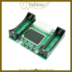 [Valitoo] เครื่องทดสอบความจุของแบตเตอรี่ลิเธียมเครื่องทดสอบความต้านทานภายในโมดูลวัดค่าแบตเตอรี่