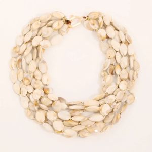 New Multi-layer Acrylic Disc Neck Chain Accessories Stacked Necklaces Jewelry Niche Design Wholesale