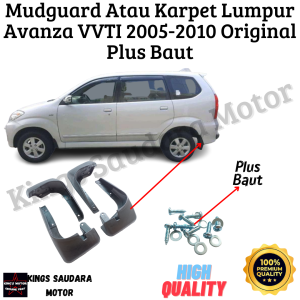 Karpet Lumpur Atau Mud Guard Avanza VVT-i 2005 - 2011 Plus Baut Termurah Best Seller