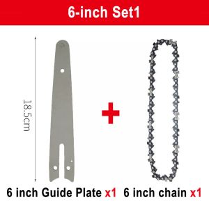 MASTERYX 1Set Logging Pruning Chain Guide Plate Set Electric Saw Parts for Electric Saw Saw Chain Kit  Steel Chain Saw Plate