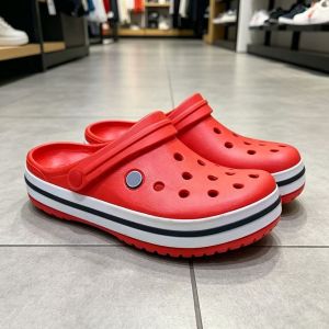 Crocs Dép sục lỗ Roban mẫu mới dép bít mũi chống trượt đi biển ngoài trời dành cho nam nữ dép đôi.