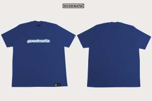 SMALL SCRIPT MIDNIGHT BLUE - GOODMAFIA - V201 - PEPSI BLUE COLOR (T-SHIRT)