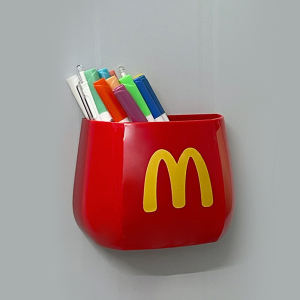 Magnetic Storage Box wall mounted Refrigerator Household Organizer Storage Container Magnet Plastic Office