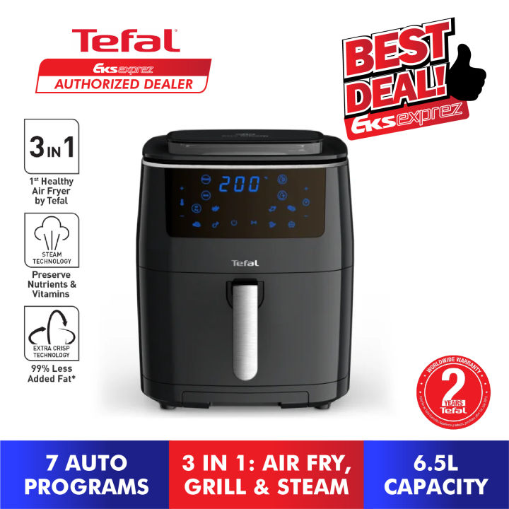 Tefal Easy Fry Grill & Steam 6,9L FW2018 3-in-1 airfryer grill stoom