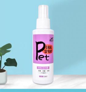 Xịt thơm miệng cho thú cưng Dorrikey 120ml - Súc miệng làm sạch răng miệng cho chó mèo