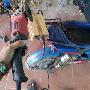 Bộ kích 48v cắm xe điện lên 220V bộ đổi nguồn ắc quy inverter 48V lên 220V 1500W