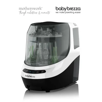 Baby Brezza 6-in-1 Bottle Washer Pro - White/ Black